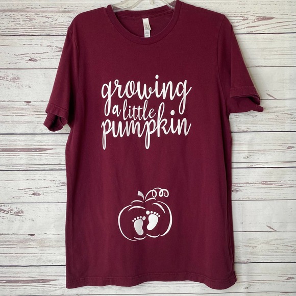 Canvas Tops - 'Growing a Little Pumpkin' Fall Tee